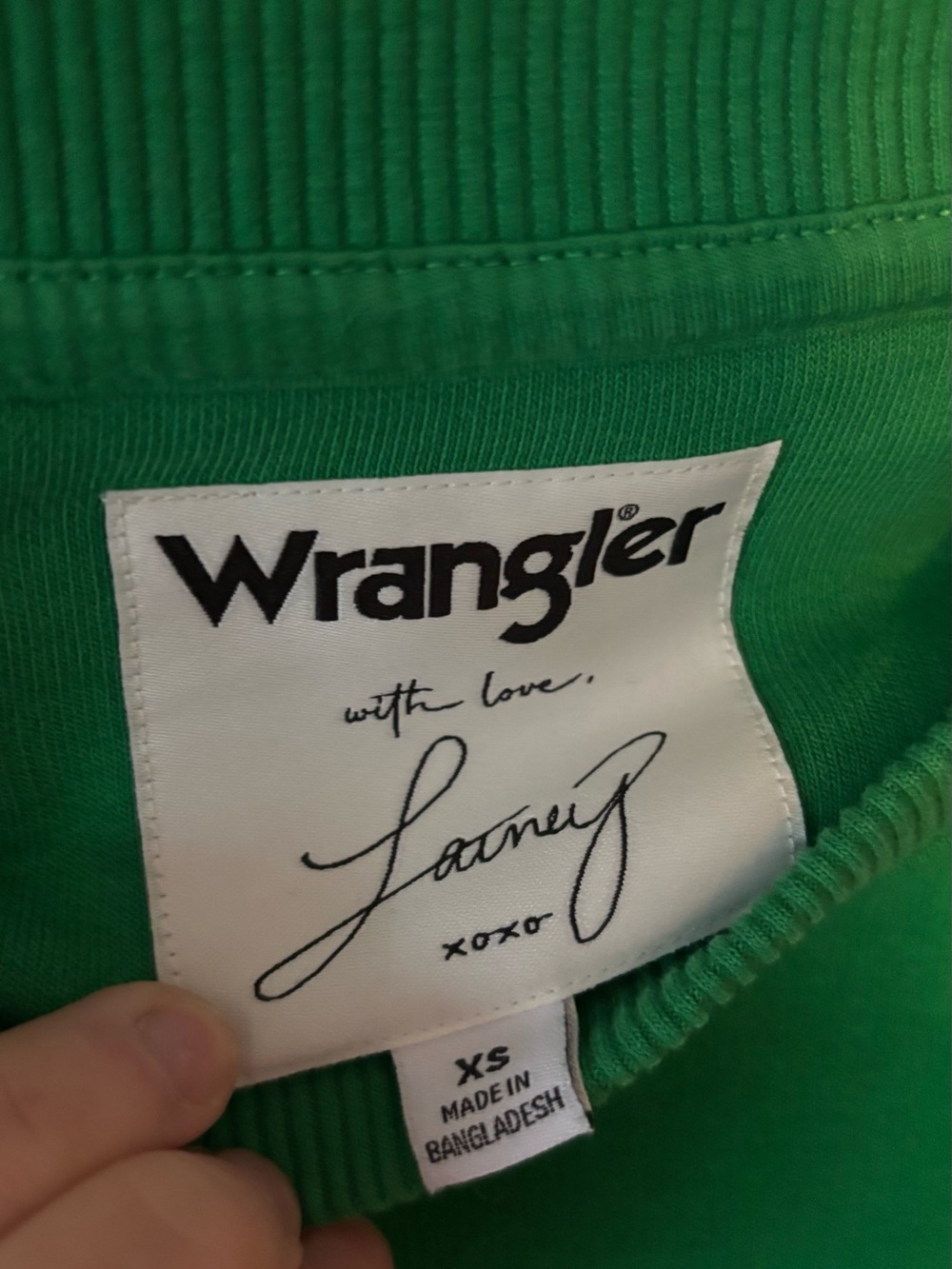 Wrangler x Lainey Wilson crewneck size xs - Picture 3 of 3